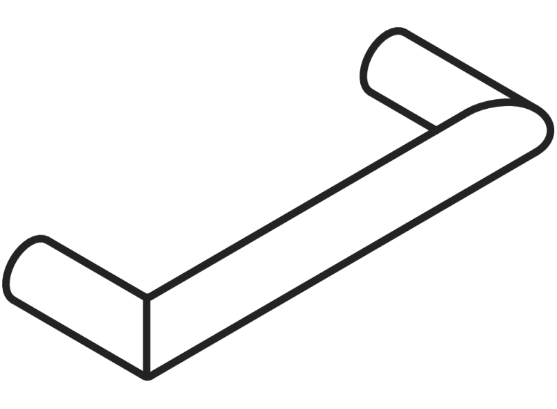 562.13B96 Мебельная ручка ø 13 мм HEWI USA Produkte  - Вид №17