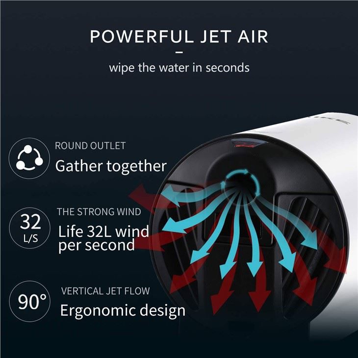 Сушилка для рук из нержавеющей стали AIKE AK2805_889  - Вид №3