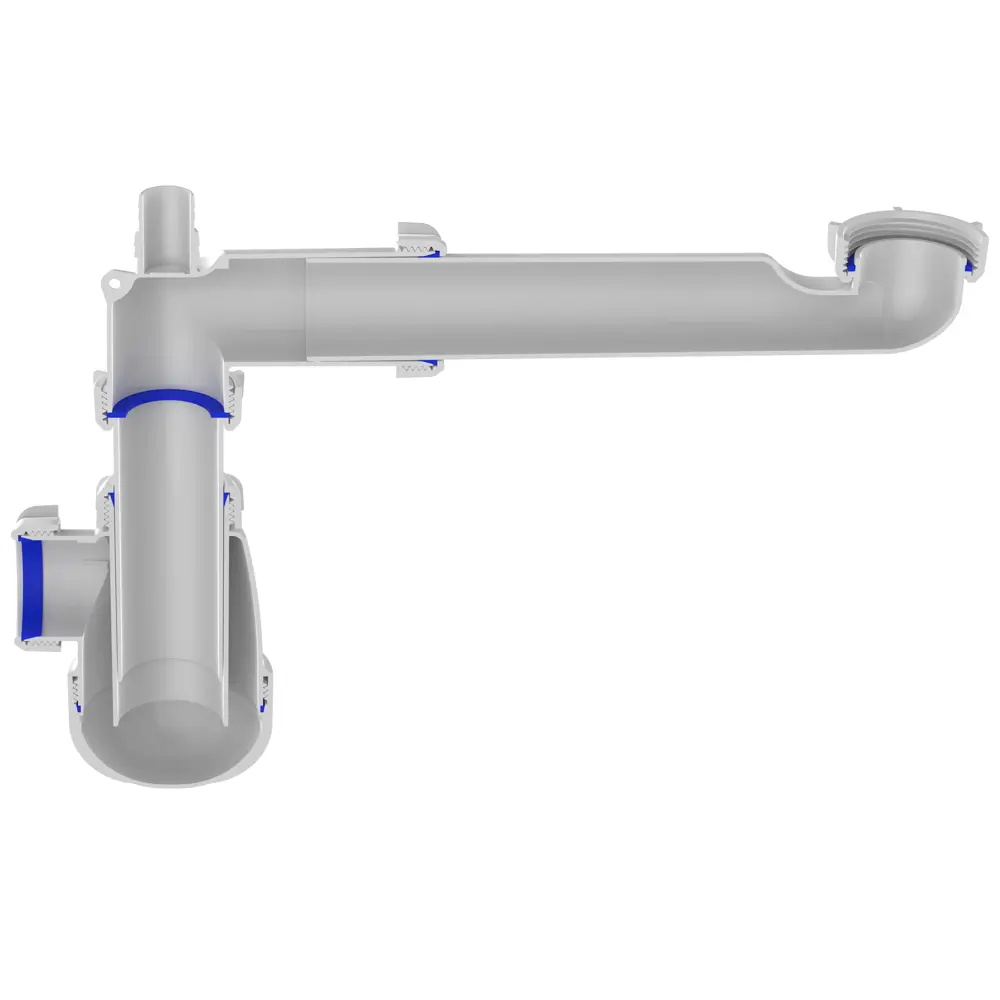 Сифон Equation для раковины поворотный 40 мм в цвете Никель 89209835 STLM-1410125 - Вид №4