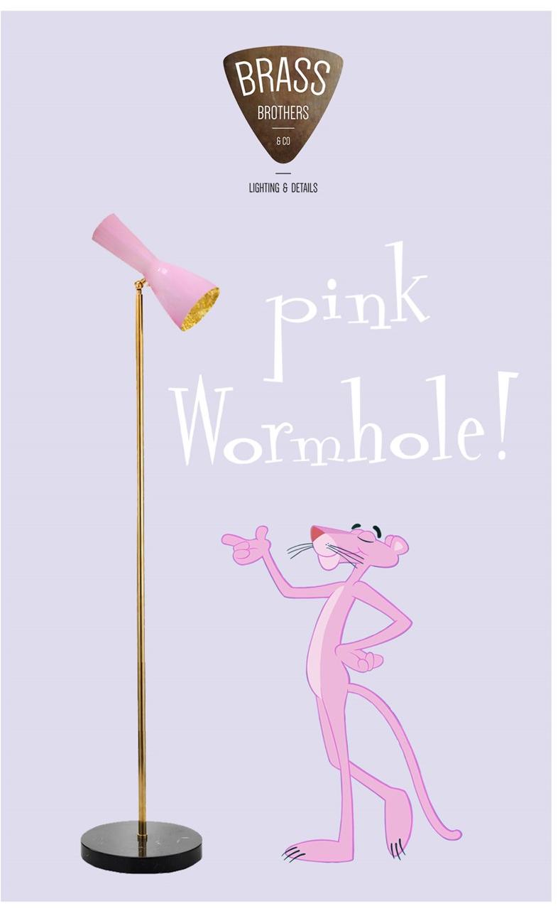 Il Bronzetto Регулируемый торшер из латуни Wormhole Wor01 - Вид №2