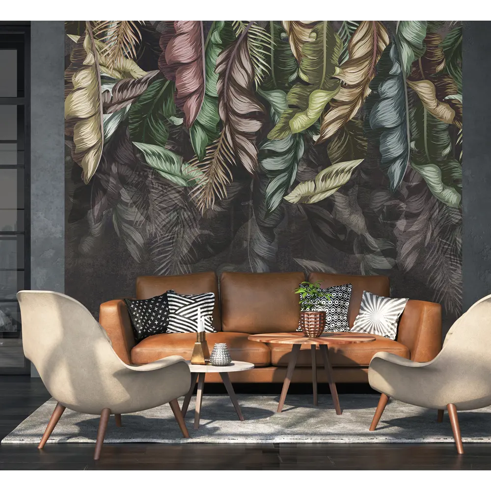 Фотообои Изысканные растения флизелиновые, 300x270 см, L13-273 FBRUSH 3D FLIZART STLM-2169180 - Вид №1