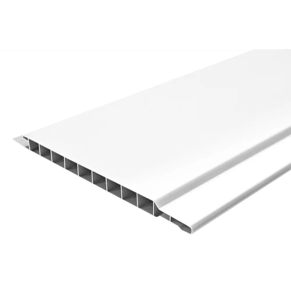 Панель ПВХ белая 3000x100x8 мм 0.3 м² FINEBER STLM-2109067 - Вид №2