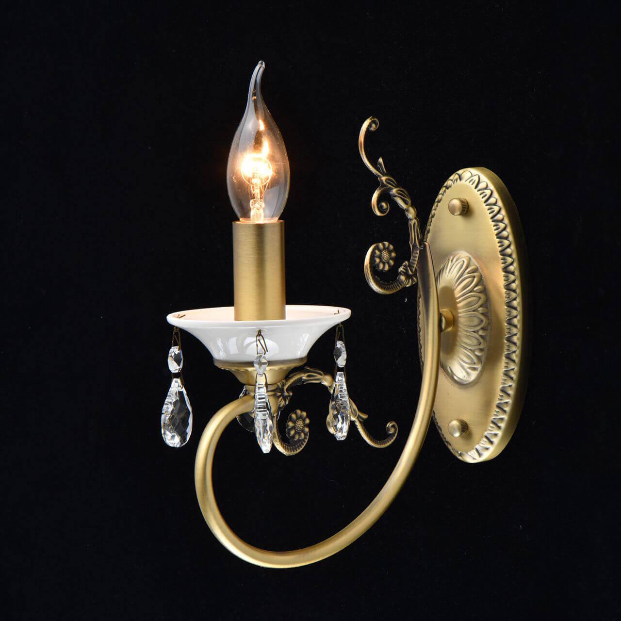 Бра хрустальное золотое "Свеча" 683022301 MW-LIGHT СВЕЧА 00-3929543 Золото;прозрачный  - Вид №3