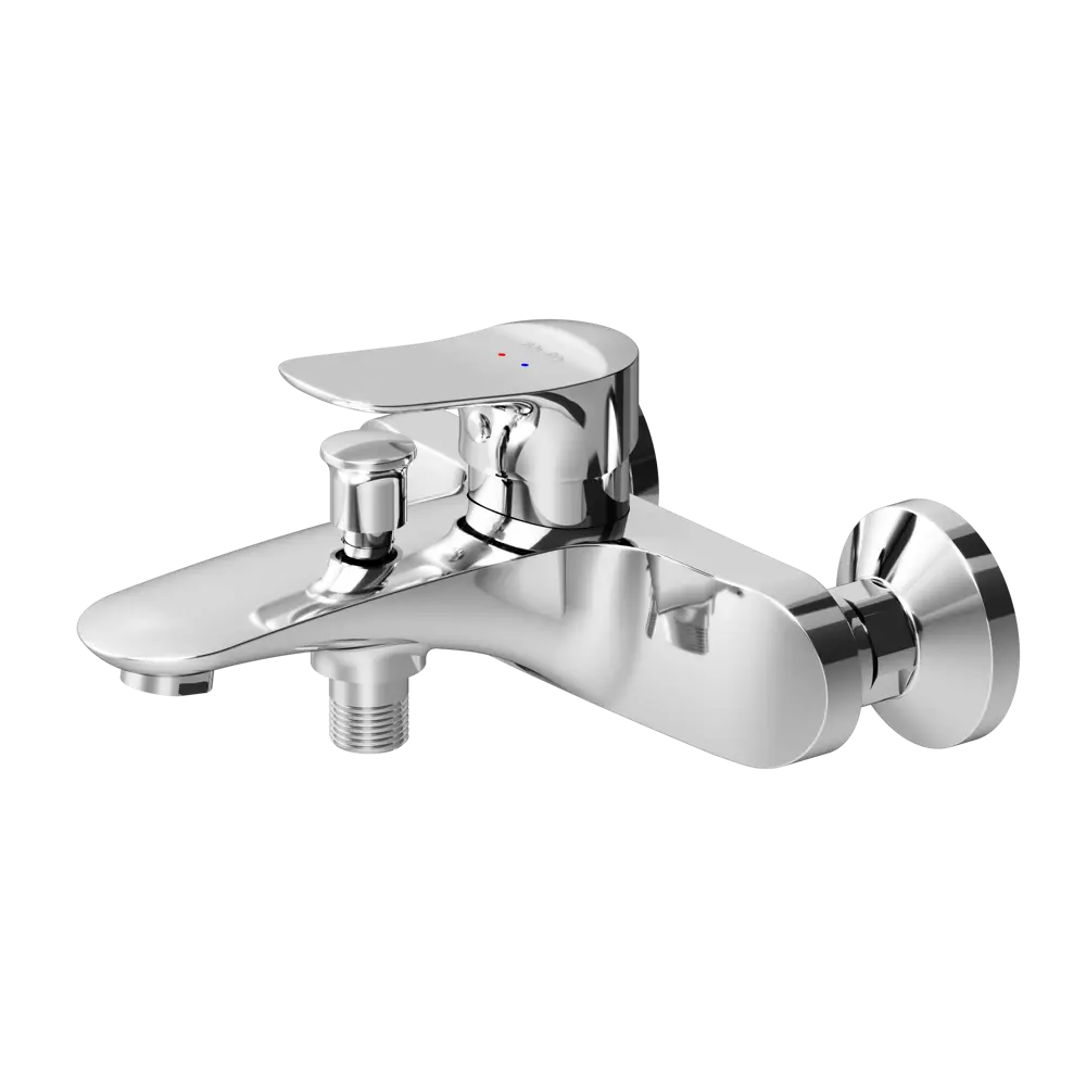 Смеситель для ванны AM.PM F9ML1000 хром с керамическим картриджем 89346494 Moxie STLM-1336917