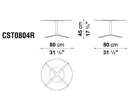 Круглый журнальный столик B&B Italia Project космос ARCH-00121773 - Вид №3