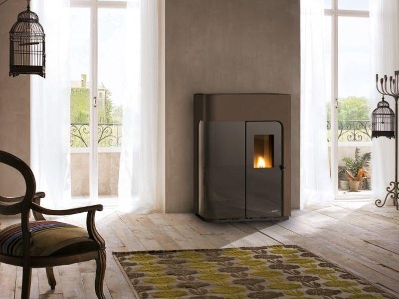 PALAZZETTI Пеллетная печь из стали и стекла класса а ++ Elisabeth sun-id-1427109 - Вид №1