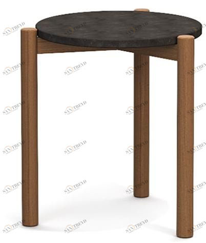 Atmosphera Высокий садовый стол из тика и керамогранита Lodge Lg.sr