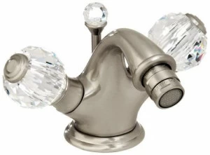 Bronces Mestre Смеситель для биде с одним отверстием и кристаллами swarovski® Pacifica