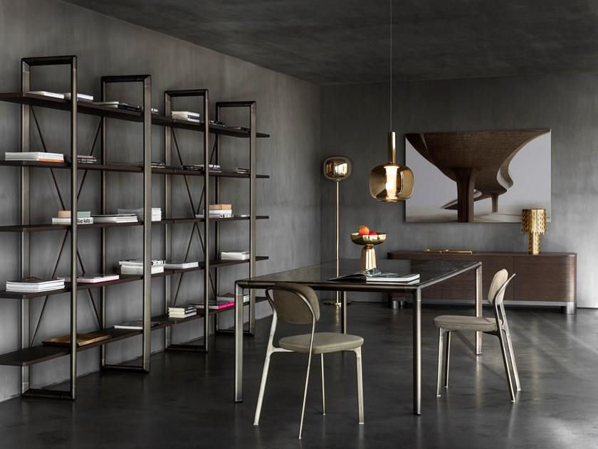 GHIDINI1961 Прямоугольный обеденный стол из мрамора Frame sun-id-1437268 - Вид №2