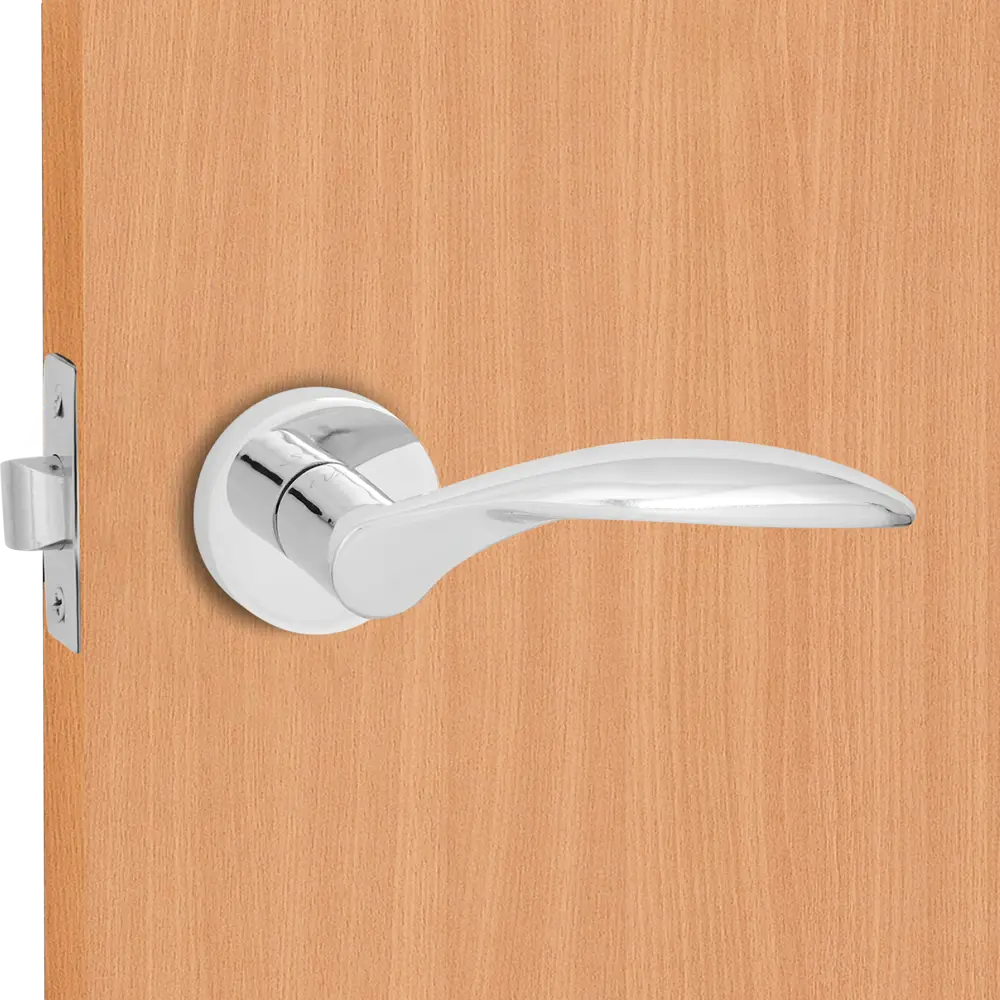 Дверные ручки 149 C без запирания комплект цвет хром 85219943 STLM-2078277 Santreyd  - Вид №7