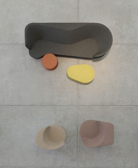 Круглый пуф из ткани MOROSO Таба ARCH-00115497 - Вид №6