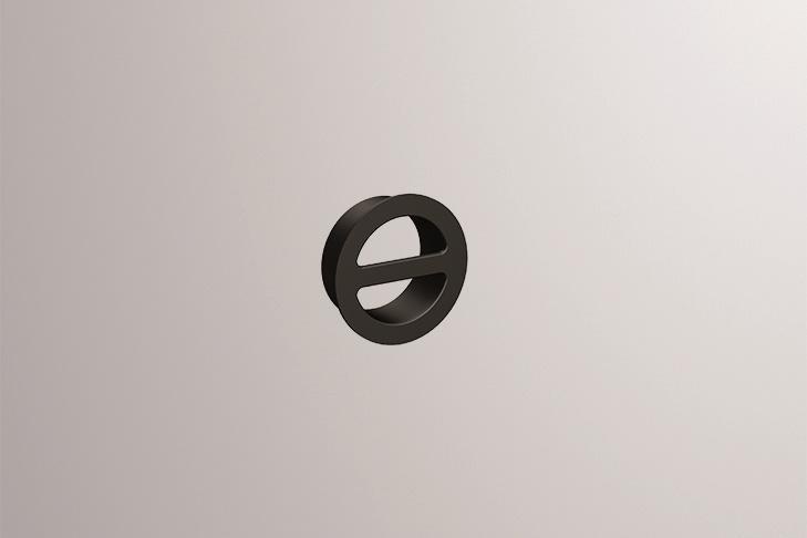 8321000980 Переливной гарнитур, ur.1, матовый черный Alape без серии 