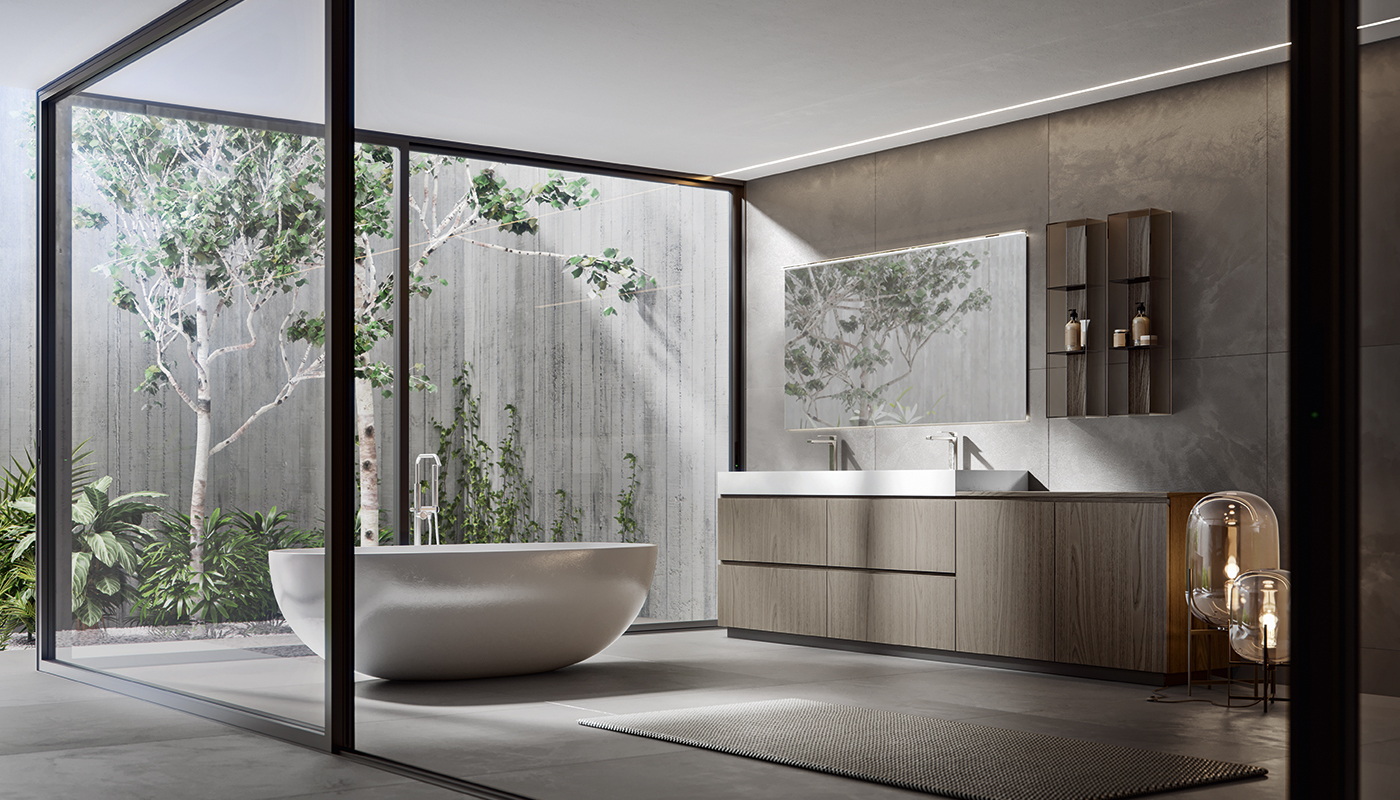 Edone МЕБЕЛЬ ДЛЯ ВАННОЙ с мягкими и элегантными линиями sun-id-2009029 - Вид №5