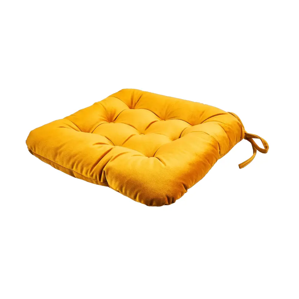 Подушка для стула Seasons Solemio 1 40x36 см цвет желтый 89426643 STLM-2168683 Отсутствует - Вид №1