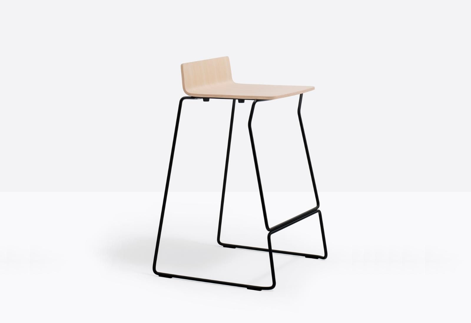 Табурет из ясеня Pedrali Osaka Metal ARCH-00083871 - Вид №1
