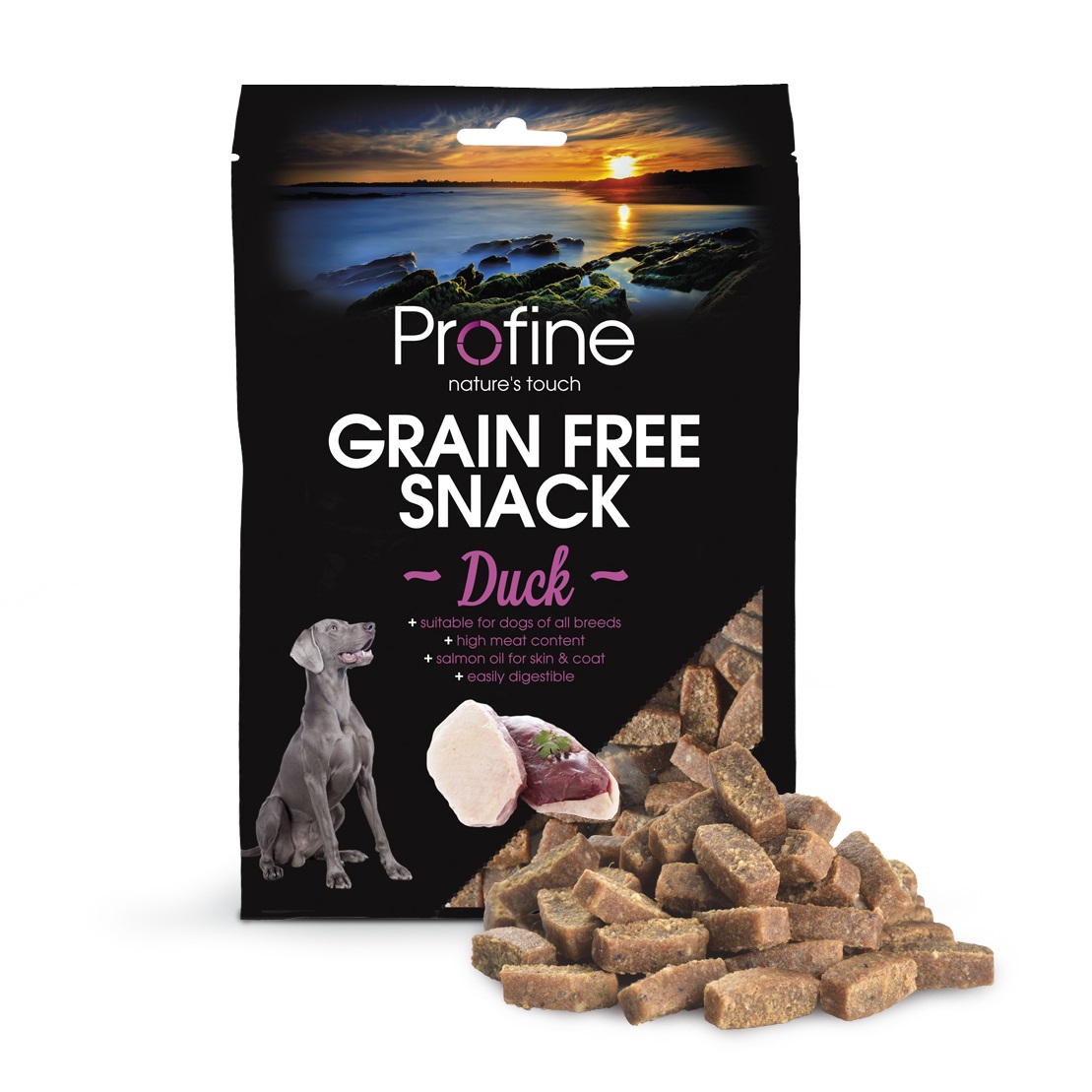 ПР0038493 Лакомство для собак беззерновое с уткой PROFINE 