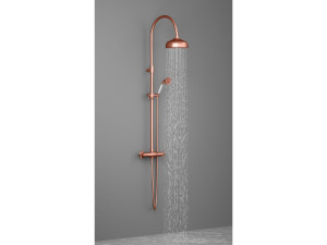 Термостатическая настенная душевая колонна с ручным душем