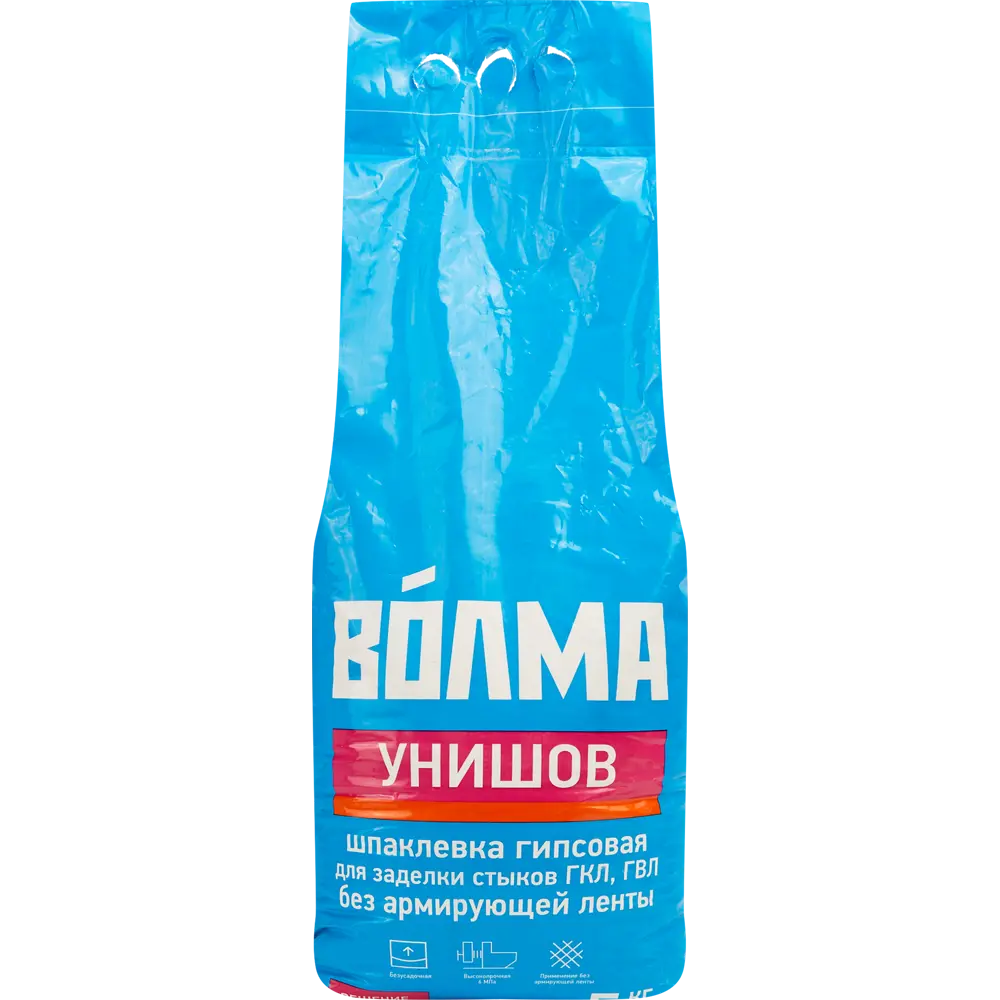 Волма Унишов: гипсовая шпаклёвка для идеальных швов 82353799 STLM-0025246