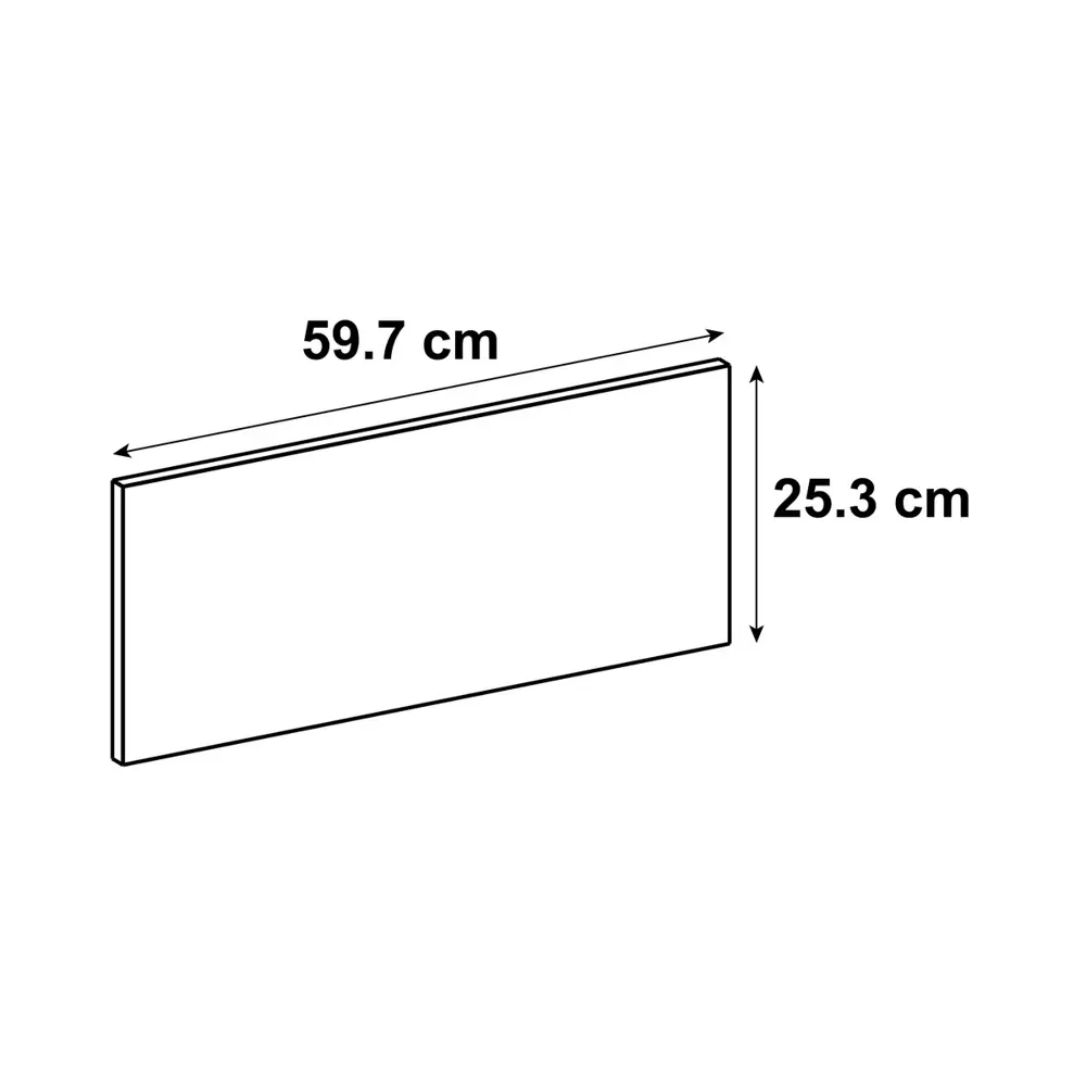 Фасад для кухонного шкафа Петергоф 59.7x25.3 см Delinia ID МДФ цвет бежевый 82010574 STLM-2068483 - Вид №4