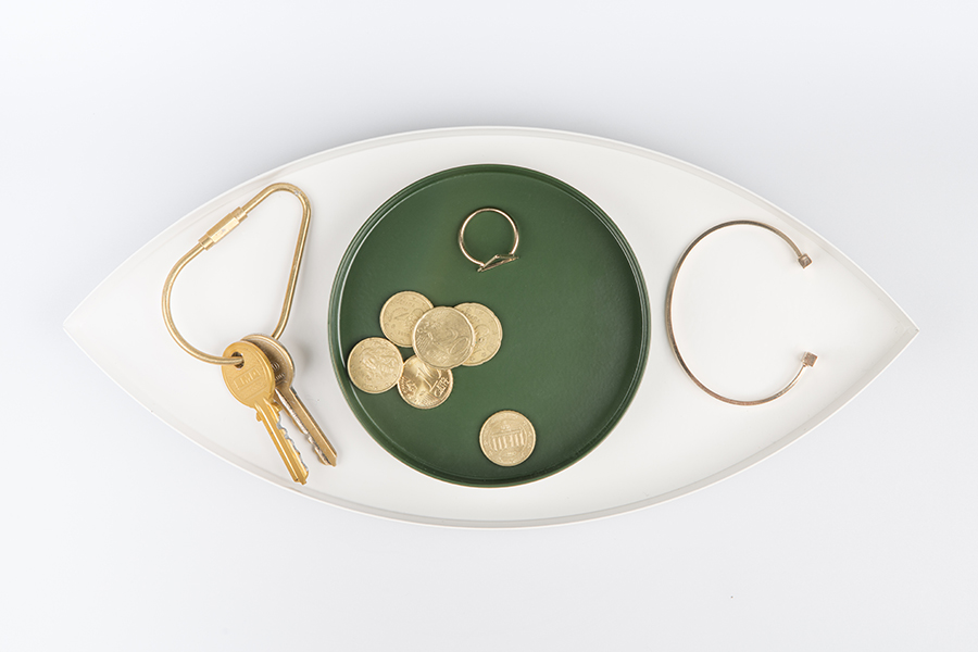 Органайзер для мелочей The Eye белый-зеленый Doiy DYEYEWHGR - Вид №7