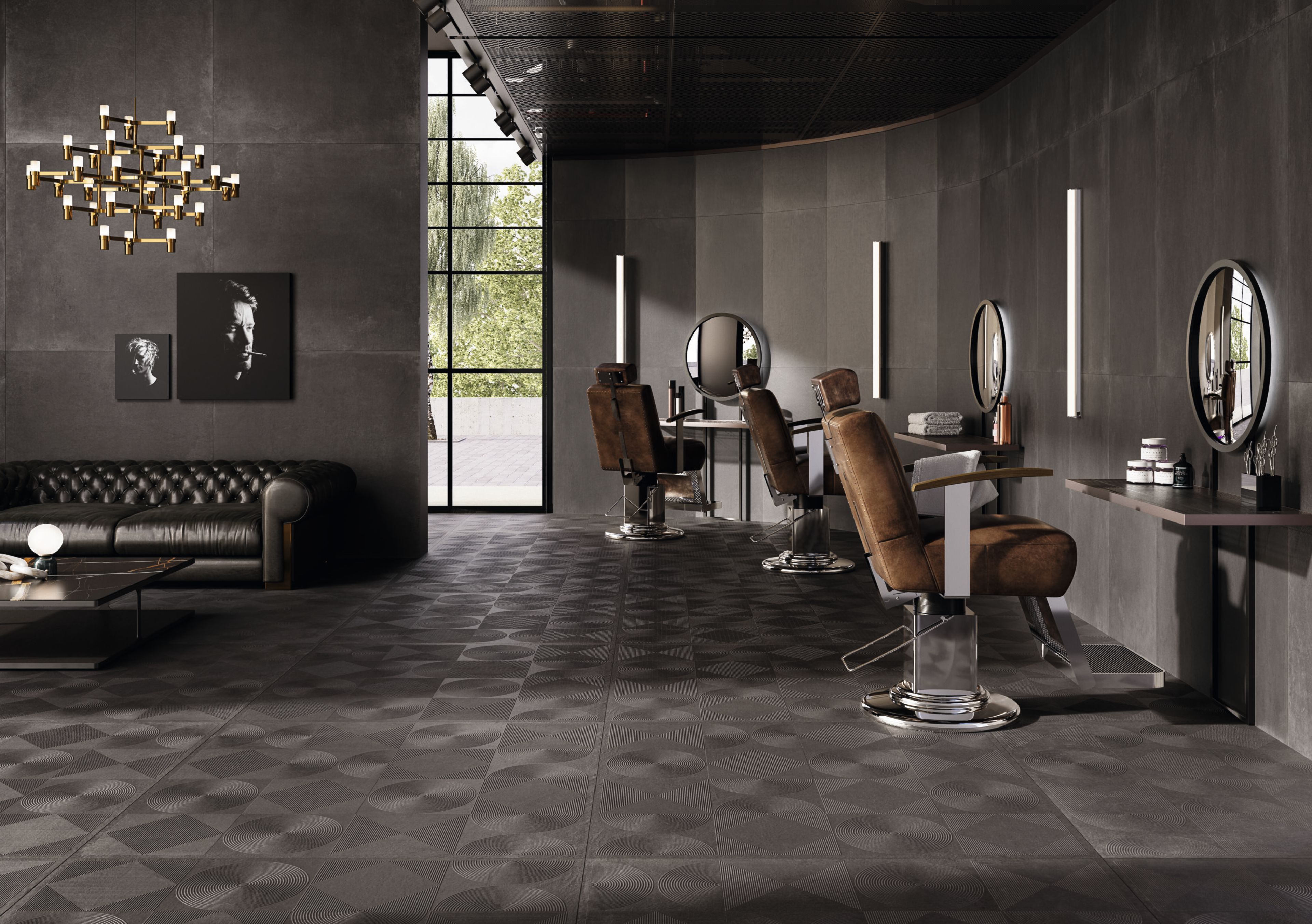 Напольное / напольное покрытие из керамогранита с металлическим эффектом Imola OXYD ARCH-00084221 - Вид №1