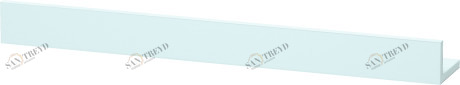 DS791100909 Полка DuraStyle #DS7911 600 - 1800 x 130 мм Светло-голубой матовый декор Duravit