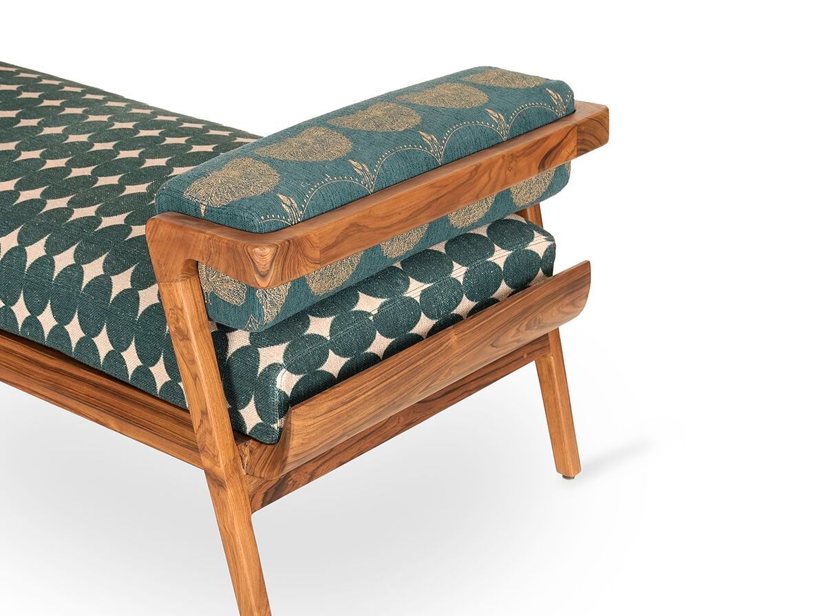 Спальная кровать из тикового дерева Alankaram YASSI ARCH-00119577 - Вид №10