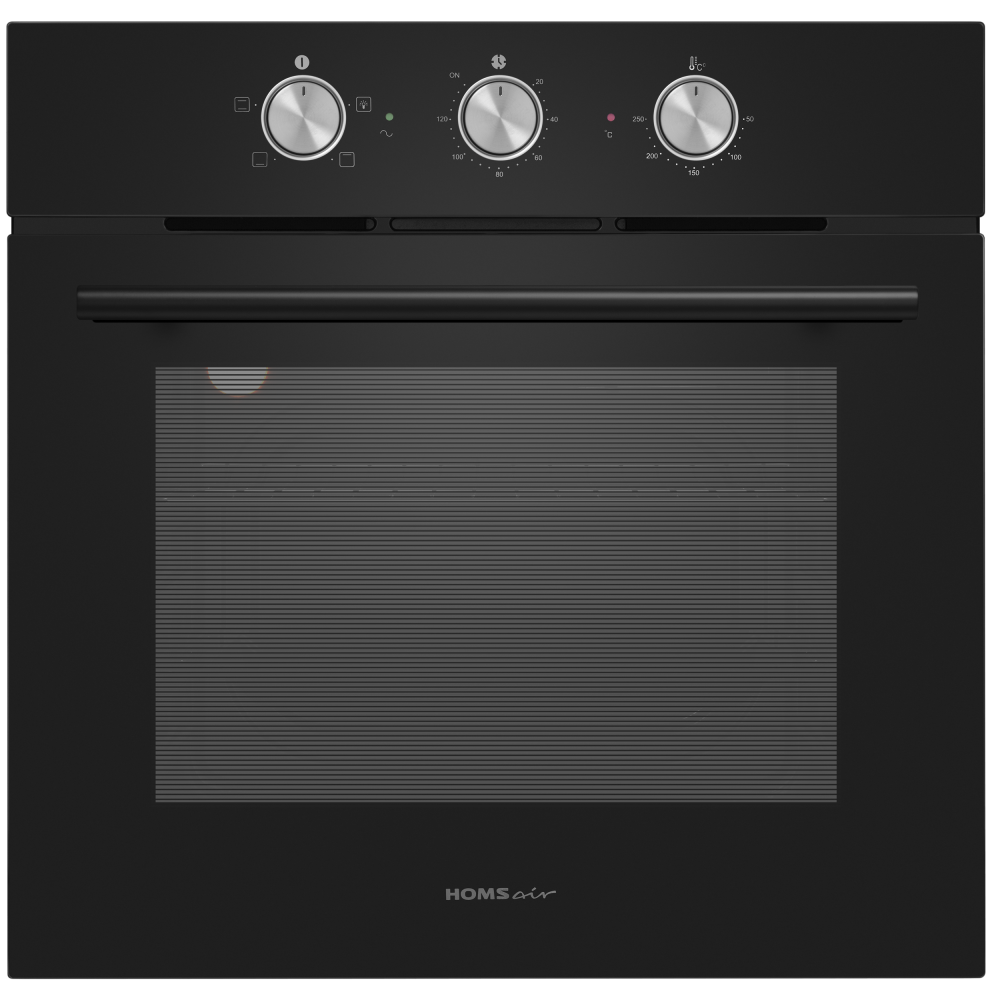 9100953 Электрический духовой шкаф HOMSair OES604BK черный STDN-0101232