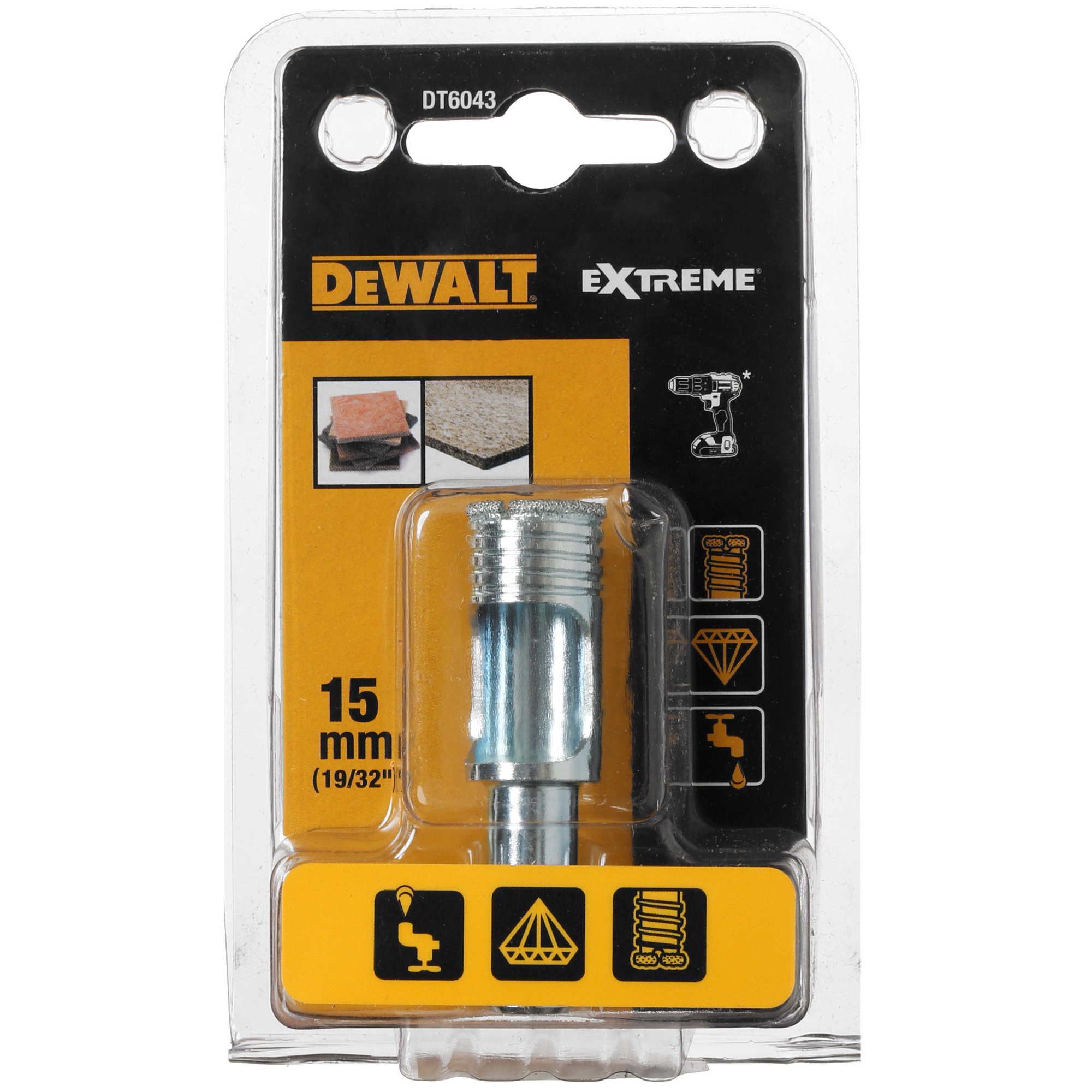 Сверло корончатое DeWalt DT6043 5303300 STDN-0052299