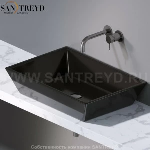 L292104 Накладная раковина на столешницу  прямоугольная A. e T. Italia PRISMA