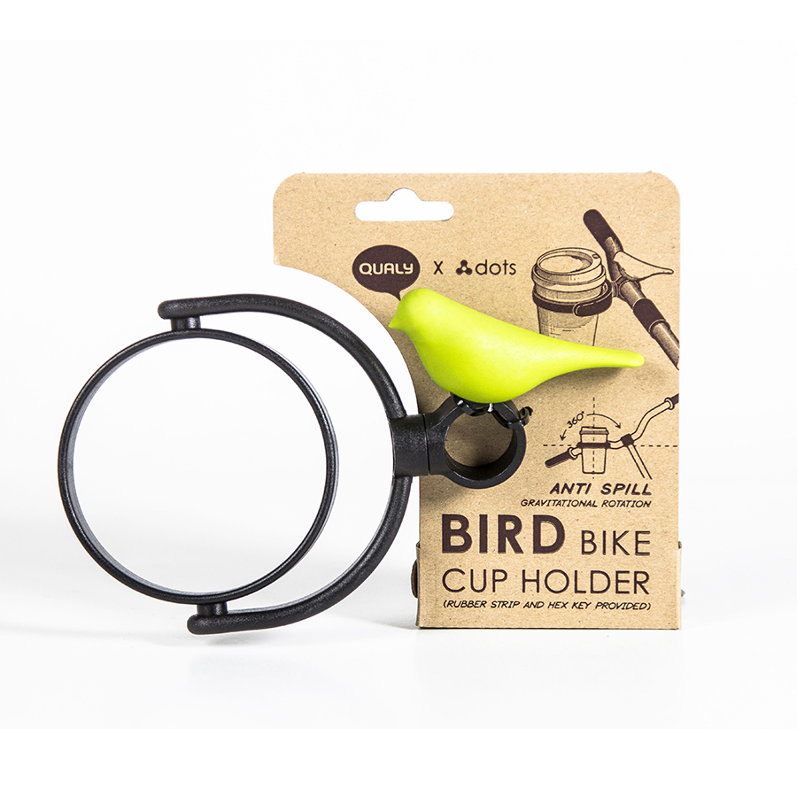 QLX20010-GN Держатель для стаканов bird, зеленый Qualy  - Вид №7