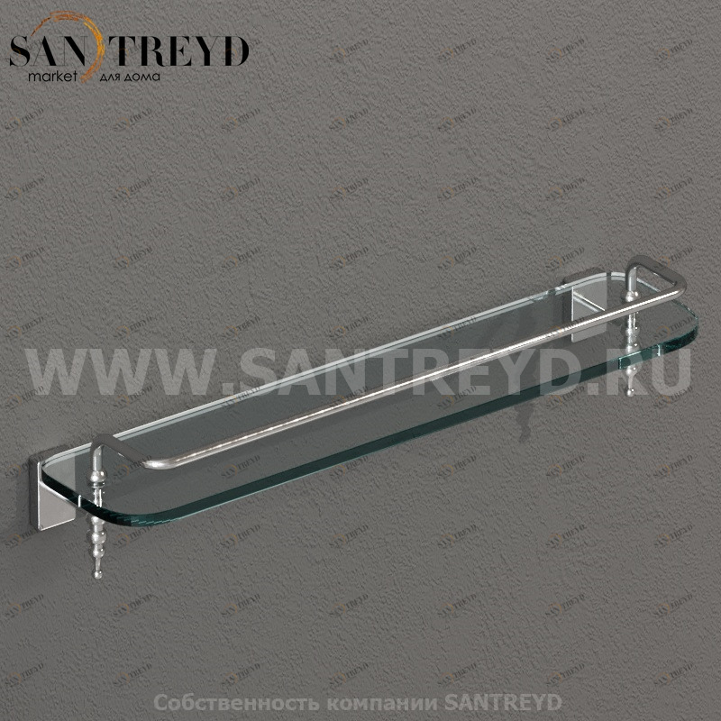 PAMC47 Полка 60 см цвет Хромированный Globo Paestum Италия Ceramica Globo