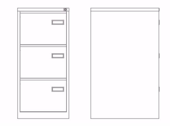 Dieffebi Шкаф для папок из металла Classic storage 232_0000c7035 - Вид №3
