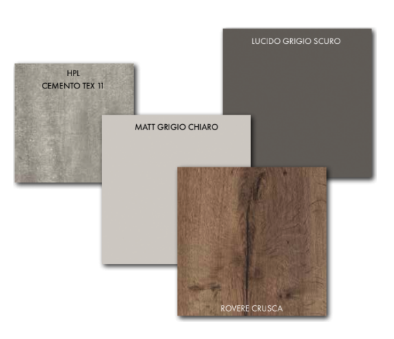 Easy 011  Кухонный гарнитур Ar-Due Lucido  - Вид №2