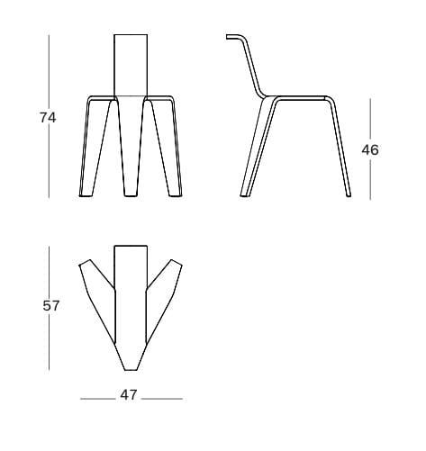 Табурет из фанеры Magis AKA ARCH-00061929 - Вид №1