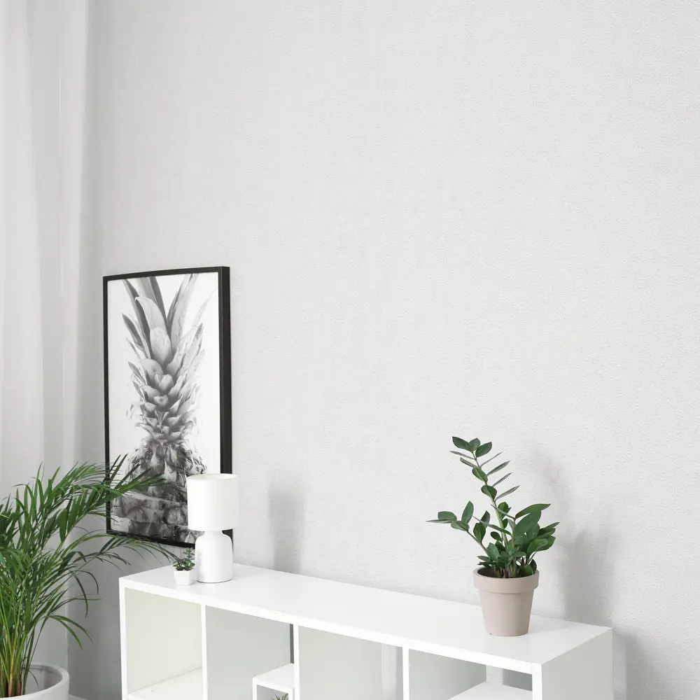 INSPIRE Флизелиновые обои под покраску Дождик - белое полотно для стильных интерьеров 85560921 STLM-1498900 - Вид №2