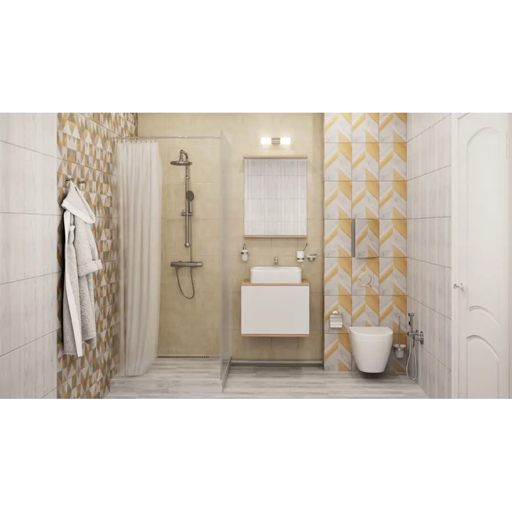 Плитка настенная Wood Fumo 25х35 см 1.4 м² цвет серый BELANI STLM-2055149 - Вид №5