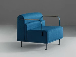 Mobboli Кресло из ткани с подлокотниками Alpe