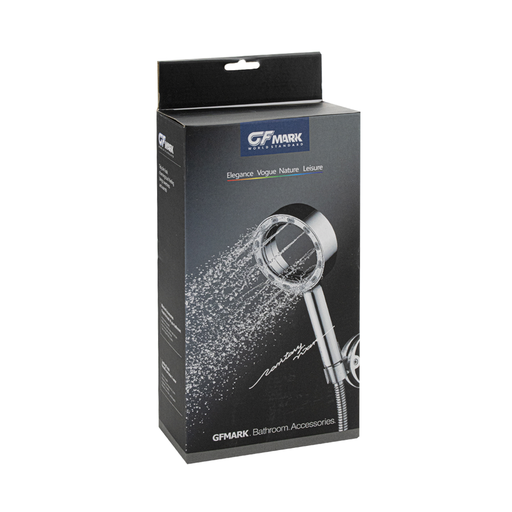 GFmark - Набор душевой, лейка душ 3 режима +шланг+кронштейн, код: 60001  - Вид №1