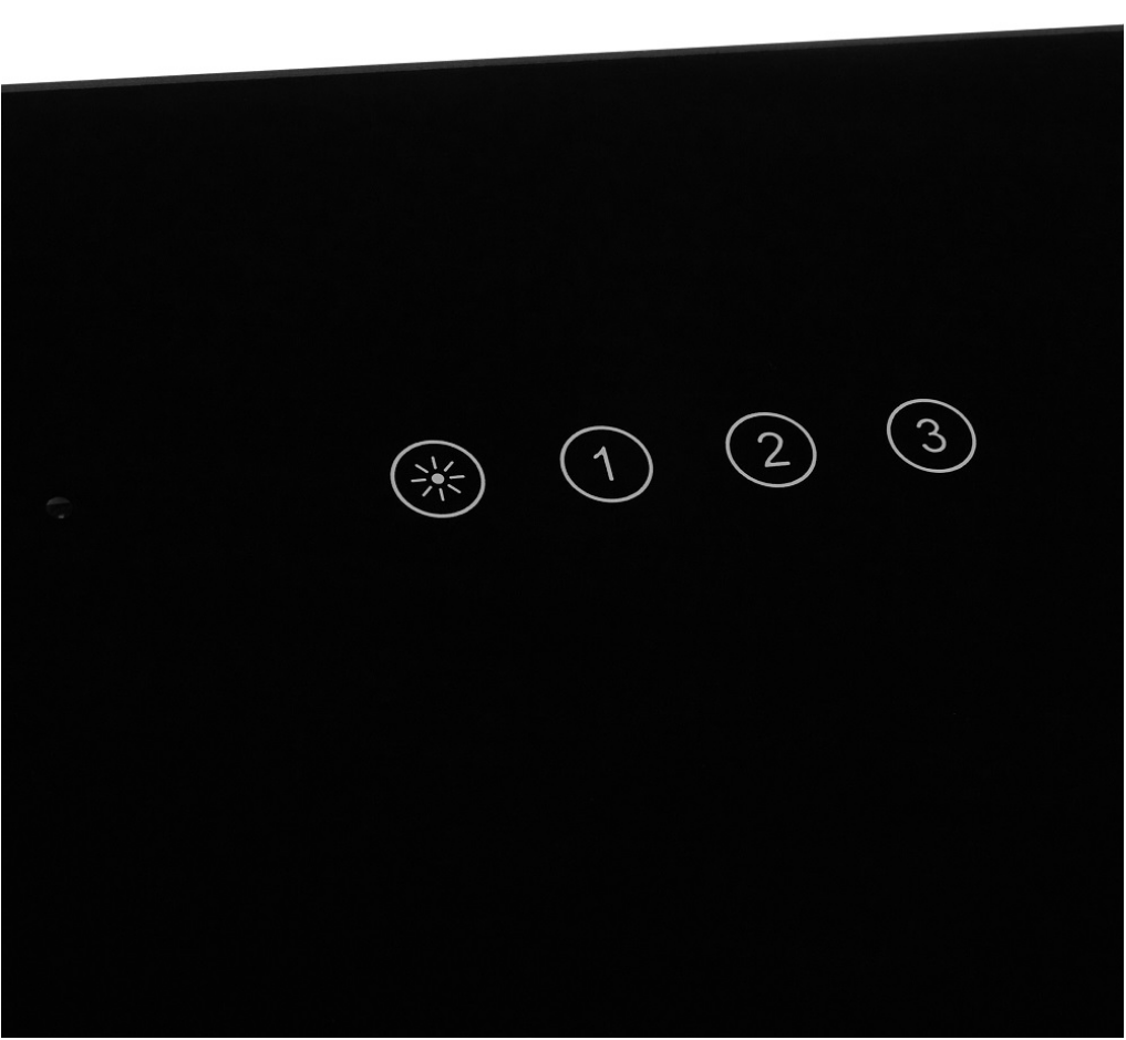 9104416 Вытяжка наклонная Akpo WK-11 Aura 60 черный/черный STDN-0015899 - Вид №5