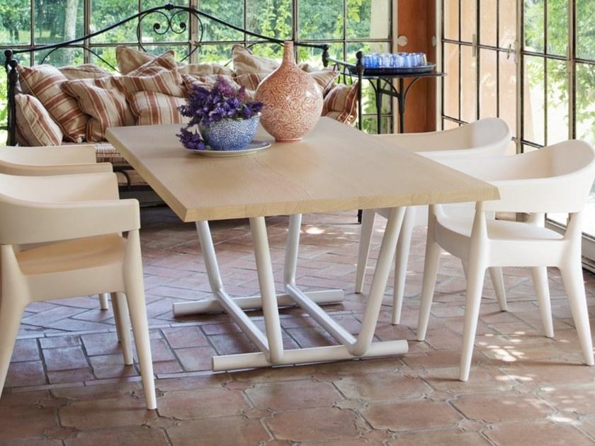 ALMA DESIGN Высокий стол из стали и дерева Paloalto sun-id-1480890 - Вид №1