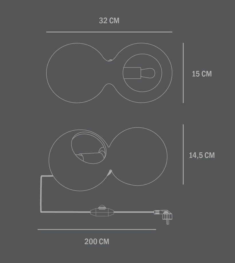 Керамическая настольная лампа 101 Copenhagen LE DEUX ARCH-00140066 - Вид №8