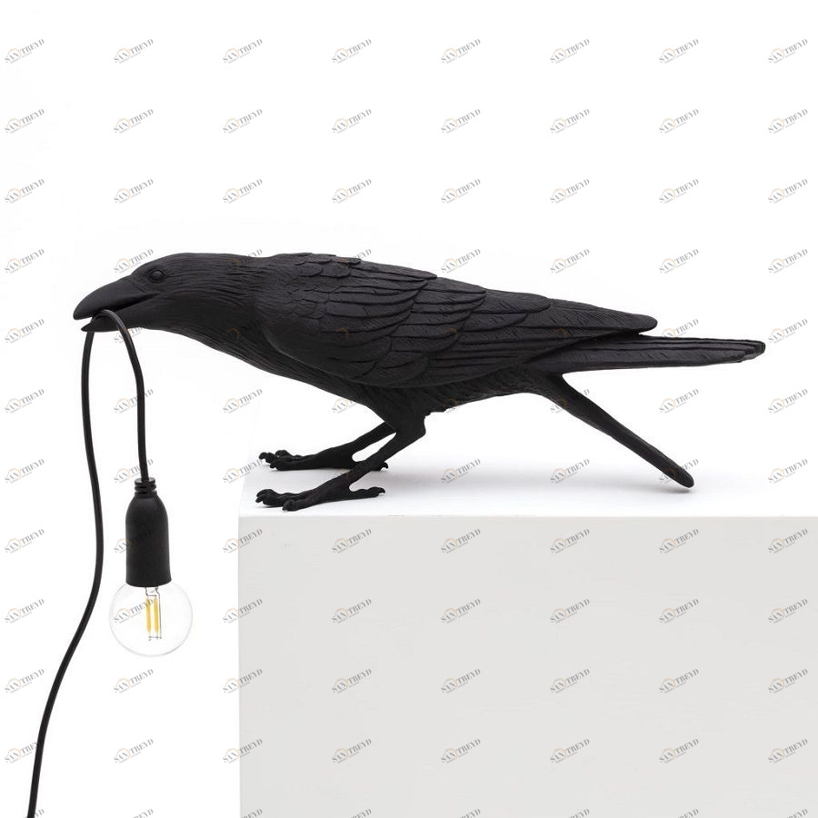 Светильник Bird Lamp Playing, черный Seletti 14736