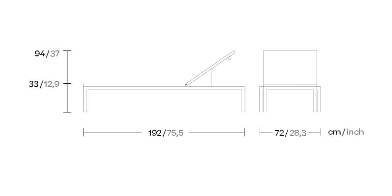 Ткань штабелируемая Садовая кровать Kettal пейзаж ARCH-00057159 - Вид №9