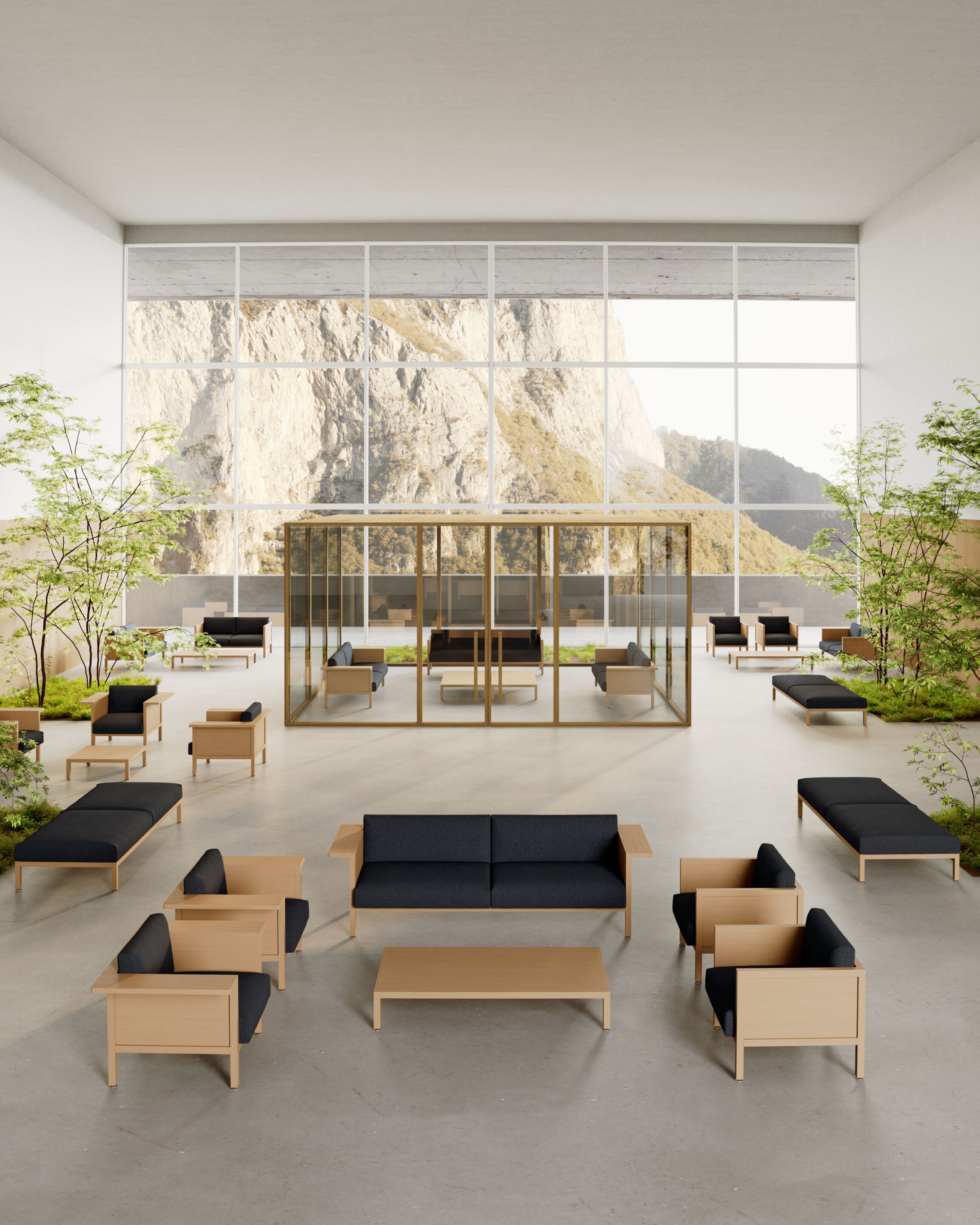 3-местный тканевый диван Citterio Borealis ARCH-00108128 - Вид №2