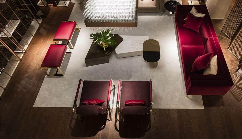 Paolo Castelli Стул из ткани с подлокотниками sun-id-1415885 - Вид №6