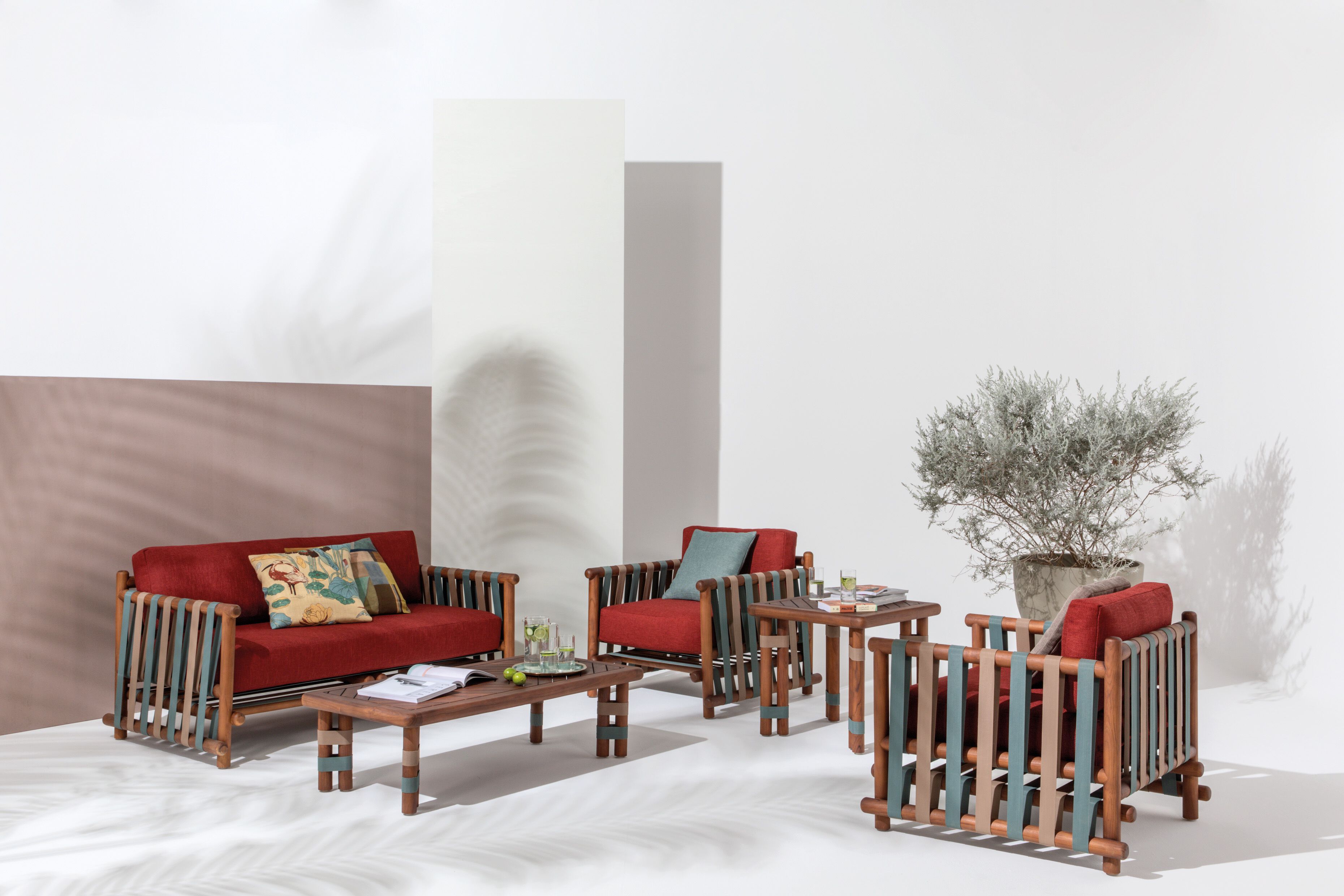 Квадратный стол из тикового дерева Il Giardino di Legno Lignes ARCH-00041240 - Вид №2