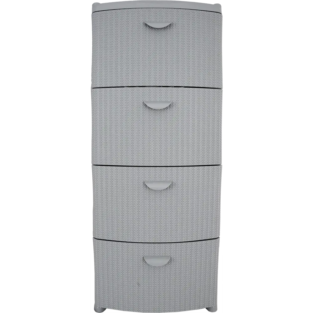 Комод для ванной Вязание 4 ящика 40.5x96x50.5 см цвет серый 82138029 STLM-2059648 Santreyd Без серии - Вид №1