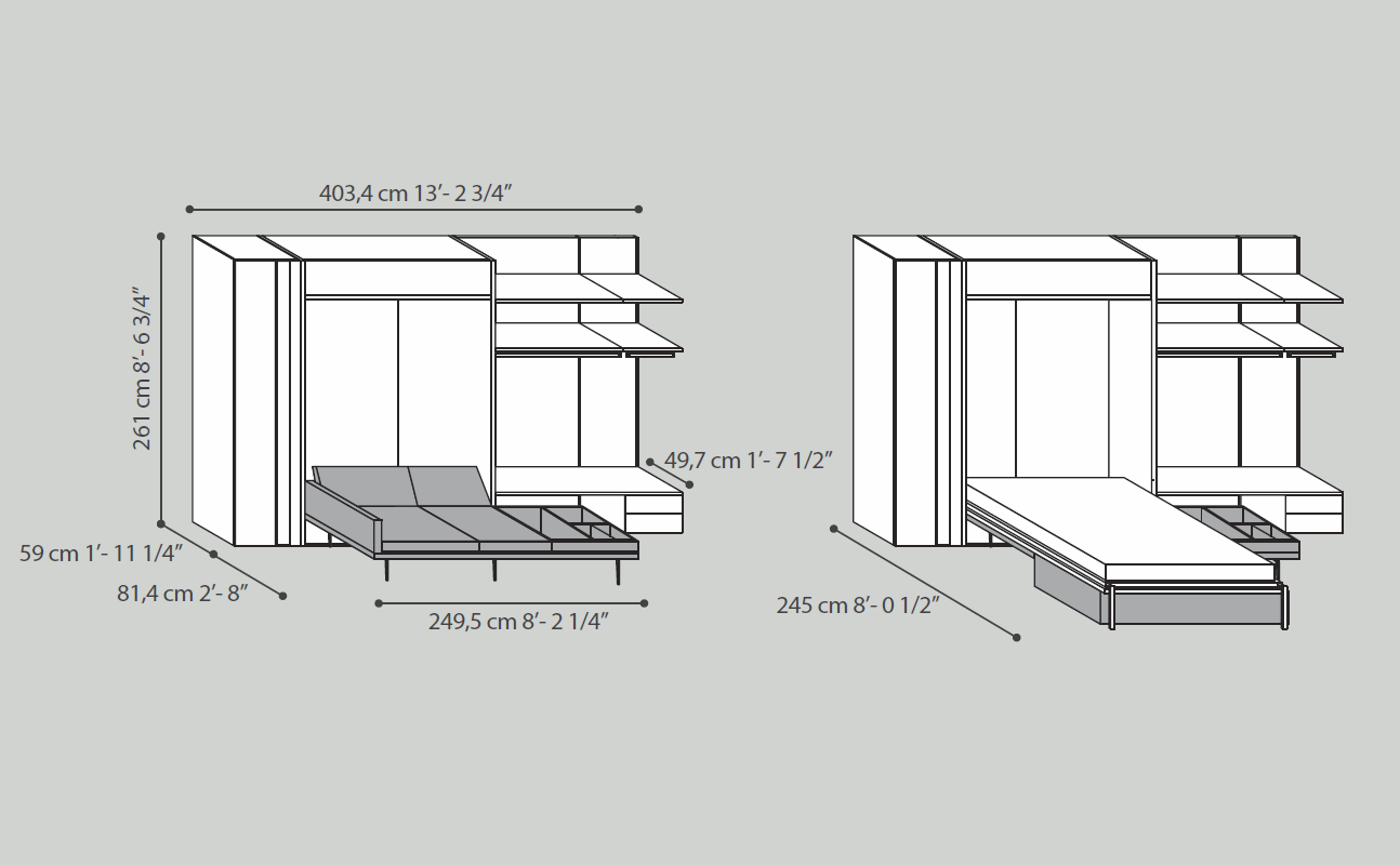 Композиция из модулей  TUMIDEI 253  - Вид №3