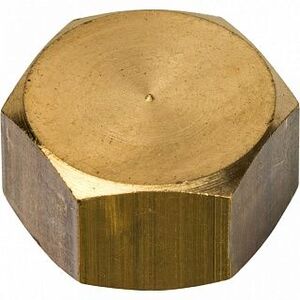 Заглушка ВР 2 1/2" латунь STOUT